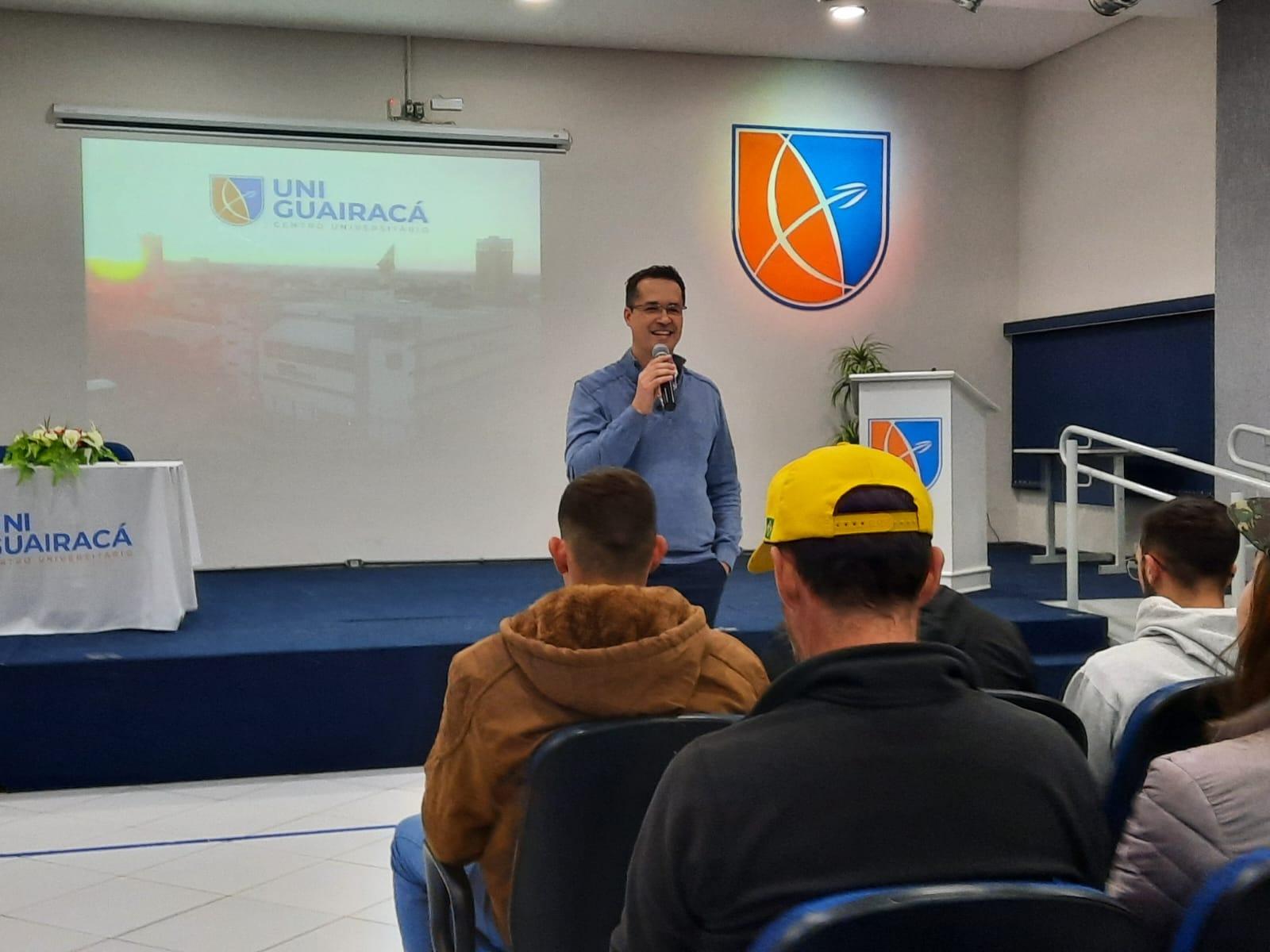UniGuairacá faz lançamento oficial do curso sobre Combate à Corrupção com o Dr. Deltan Dallagnol